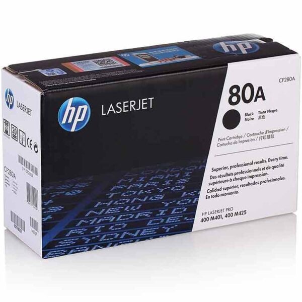 HP 80A (CF280A) Black Original LaserJet Toner Cartridge