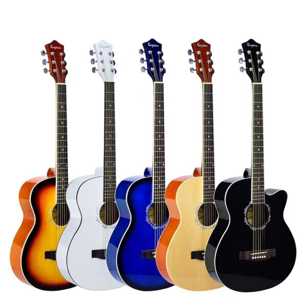 colourful 41" acoustic guitars