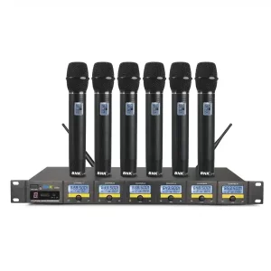 BNK X85 UHF 6-in-1 wireless microphone system - ultimate versatility and superior sound