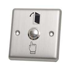 EXIT BUTTON STAINLESS STEEL,