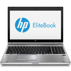 HP EliteBook 8570p laptop with Intel Core i5 3rd Gen processor, 4GB RAM, 320GB HDD, and a 15.6-inch HD display