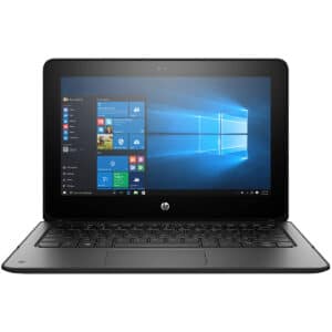 HP ProBook x360 11 G1 EE laptop in classroom setting