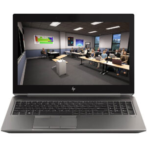 HP ZBook 15 G6 with Intel Core i7, 32GB RAM, 512GB SSD, and 15.6-inch UHD display.