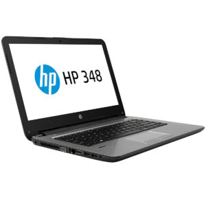 HP 348 G4 laptop with Intel Core i5 7th Gen processor, 8GB RAM, and 256GB SSD