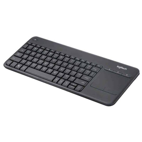 Logitech K400 Plus Wireless Touch Keyboard.