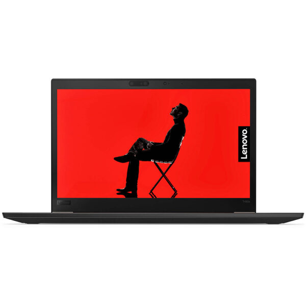 Lenovo ThinkPad T480S with Intel Core i5, 8GB RAM, 256GB SSD, and 14-inch FHD display.