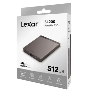 Lexar 512GB External SSD USB Type-C.