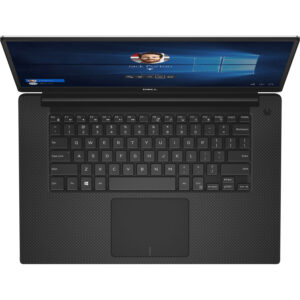 Front view of the Dell Precision 5540 Core i7 laptop, showcasing 32GB RAM, 256GB SSD, and 15.6 Inches FHD display