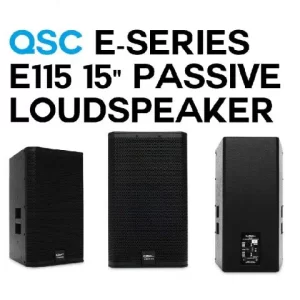 QSC E-Series E115 15″ Passive Loudspeaker