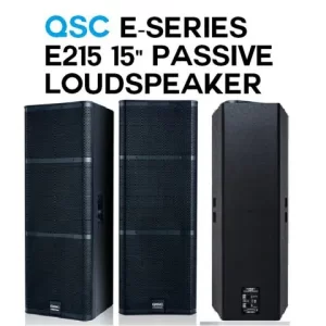 QSC E-Series E215 15″ Full Range Passive Loudspeaker