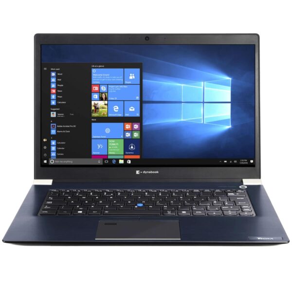 Toshiba Tecra X40-F laptop in modern office setting