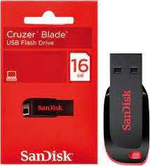 Sandisk 16GB Cruzer Blade USB Flash Disk