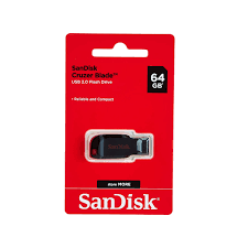 Sandisk 64GB Cruzer Blade USB Flash Disk