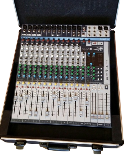 Soundcraft Signature 16 Channel Mixer with premium controls